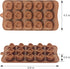 homEdge Truffle Mold Set of 4 Packs - Food Grade Non-Stick Silicone Jelly Chocolate Candy Ice Molds