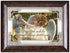 Burlwood Music Box with Angels - Plays Amazing Grace