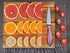 WELLSTAR Utility Knife, 4 Inch Serrated Paring Knife with Super Sharp Rainbow High Carbon Stainless Steel Blade