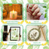Timtin 84 Pieces Dried Pressed Leaves Flowers for Crafts, Mini Dried Flowers for Art DIY Handmade Bookmarks