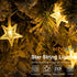 echosari Battery Operated Star String Lights, 158IN with Auto Timer, 8 Modes for Kid Room, Party, Wedding Décor (Warm