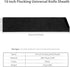 XYJ 3pcs/set Safety Knife Sheath Sleeves, Universal Knife Edge Guards for 10'' Kitchen Knife, Black ABS Blade Protectors