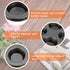 uxcell Cupcake Pan, 24-Cup Non-Stick Muffins Baking Pan, Carbon Steel Cake Molds, Grey