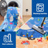 Playroom,59"X39.4" Kids Rugs for ABC Alphabet Whale Kids Rug,Non-Slip Ocean Kid Rug Play Mat,Washable Educational