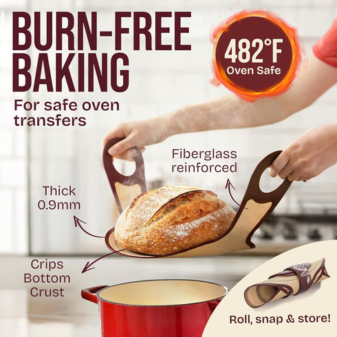 9" Set, Superbaking Sourdough Starter Kit, Round Banneton Bread Proofing Basket Sourdough Bread Baking Supplies