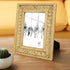 Rattan 4x6 Picture Frame, Wicker Boho Rustic Photo Frame, Vintage Stand Table Top Desk (4x6 Inch)