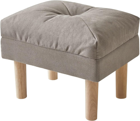 YMYNY 15.75" Small Foot Stool Ottoman, Footrest with Sponge Soft Padded Seat,