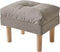 YMYNY 15.75" Small Foot Stool Ottoman, Footrest with Sponge Soft Padded Seat,
