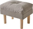 YMYNY 15.75" Small Foot Stool Ottoman, Footrest with Sponge Soft Padded Seat,