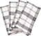 SARO LIFESTYLE Yuri Collection Cotton Napkin, Set of 4, 20", Grey