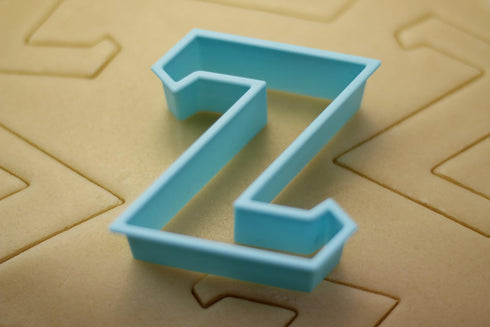 Greek Alphabet Letter Shaped Cookie Cutter, 3 Inches Long, Great Gift for Parties & Fundraising