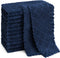 Homaxy 12 Pack Kitchen Dish Cloths, Super Soft and Absorbent Coral Velvet Dish Towels, Navy Blue