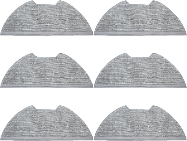 Mop Pads Accessories for Eureka E10s Robotic Vacuum Cleaner, Washable Microfiber Replacement (6Pcs)