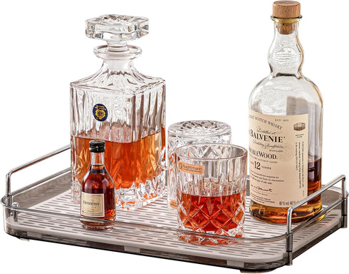 Coffee Bar Accessories,Station Organizers,Large Capacity Storage with Drain Board,Whisky Tray,Mug Tea Cup Holder Coffee