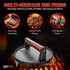 Set: 7 Set Grill Burger Press Premium Bacon Press Meat Press Cast Iron for Perfectly Griddle Seared Bacon | Burger