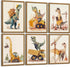 Youillne Dinosaur Nursery Wall Art Boys Room Canvas Wall Decor Construction Toddler Poster
