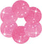 Set of 4 Pink Placemats, Pink Glitter Sparkle Kitchen Table Mats for Christmas and Wedding Party - 15.4 Inch