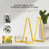 4.5 Inch Metal Square Wire Plate Holder Display Stand, Picture Frame Holder Easel for Book, Decorative Plate