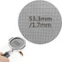 53.3 mm Espresso Puck Screen - Stainless Steel Coffee Filter, Reusable Lower Shower Clean Coffee Screen