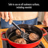 STAUB Silicone Spatula Turner, Perfectly Angled for Lifting Pancakes, Durable BPA-Free Matte Black Silicone