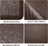 KMAT Anti-Fatigue Kitchen Mat, Waterproof Non-Slip Ergonomic Comfort Floor Mat, 39" x 20", Brown