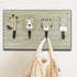 Nursery Kids Animal Coat Rack Wall Hooks, Wooden Cute Safari Giraffe Lion Hangers for Kids Room Decor