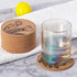 Staruby 12 Coasters for Drinks pcs Absorbent Cork Coasters with Flower Coaster for Coffee Table Housewarming Gifts