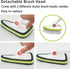 CQT 2 in 1 Bathroom Cleaning Brush, 48" Extendable Long Handle with Detachable Scrub Brush and Scouring Pads