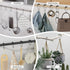 Black Shower Curtain Hooks, Amazer Decorative Rust Proof Stainless Steel Shower Curtain Hooks, Set of 12