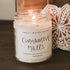 Sweet Water Decor Cinnamon Roll Candle - Fall Scented Soy Candle with 40 Hours Burn Time - 9Oz Gold Lid Clear Jar