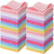 Newwiee 40 Pcs Wash Cloth Bulk Cotton Bath Hand Face Washcloths Soft