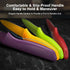 Paring Knife Set of 4 with Cover, 4.5" Premium Stainless Steel Paring Knives, Small Kitchen Knife Set for Fruit and