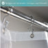 Mrs Awesome Clear PEVA Shower Curtain Liner, 60x72 inches, Waterproof with 6 Magnets, Thick Plastic