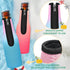 12 OZ Color,24 Pack) Beer Bottle Cooler Sleeves,Standard Zip-up Extra Thick Neoprene Insulated Sleeve-Keep Beer Cold
