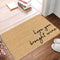 Welcome Mats for Front Door - Hope You Brought Wine Doormat, Non-Slip Indoor Outdoor Kitchen Rug, 17x30 Inch