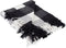 DII Buffalo Check Collection Rustic Farmhouse Throw Blanket, 50x60, Black/White