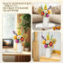 WIDELAND Set, 1070PCS Flowers Bouquet Building Artificial Plant Flower Kit Toy for Adults Kids Women Her, Wildflower