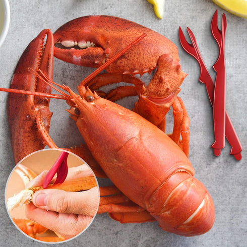 50Pcs Set Crab Legs Crackers - Crackers Picks Tools for Lobster, Crab, Crawfish, Prawns, Shrimp, Easy Opener Shellfish
