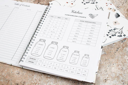 Blank Recipe Book To Write In Your Own Recipes - Family Recipe Journal to Create Your Own Cookbook - 100 Page Empty