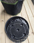NIMYAU Stand,4-Pack 14 inch, Plastic Plant Saucer Elevated Plant Saucer Self-Watering Fabric Pot Base, Use Nonwoven