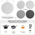 7" Trivets for Hot Dishes, Hot pots and Pans, 4 Pcs Pot Holders for Kitchen Heat Resistant Hot Holders are Used to Protect Your Furniture and Tables, Professional Home Essentials by Ueixieo