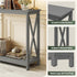 2-Tier ZENY Console Table, Entryway Table, Narrow Sofa Table with Shelves, Entrance Table for Living Room, Entryway