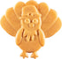 Thanksgiving Turkey Mini Waffle Maker, 4" Electric Nonstick Waffler Iron for Holiday Breakfast, Fun & Festive