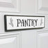 Kitchen Wood Signs, Medium - Wood and Metal, Pantry