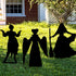 Witch Halloween Decorations Outdoor, Hocus Pocus Garden Metal Stakes Decor, Halloween Silhouette Party Supplies