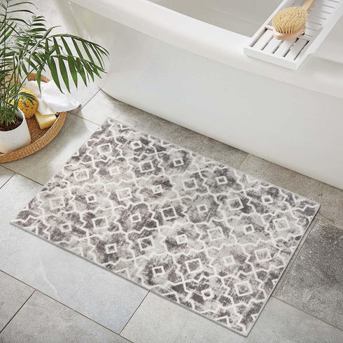 Moynesa Washable Area Rug 2x3 for Entryway, Non-Slip Moroccan Small Rug with Rubber Backing for Indoor Use