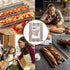 Hesanzol Baguette Pans for Baking, 15" x 11" Carbon Steel Nonstick Tray for French & Italian Bread