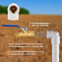 3/4" 3/4" NPT Brass Male Hose Bib, Heavy Duty Outdoor Hose Spigot/Faucet, Lead-free, With Male GHT Threads, Unlimited