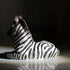 '-5.9inch 3.54inch Zebra Table Sculpture - Resin Zebra Figurine - Black, White - African Safari Zebra Collectible