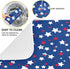USA Patriotic Stars Dish Drying Mat 18 x 24 Inch Red Blue White Independence Day Tableware Protector for Kitchen